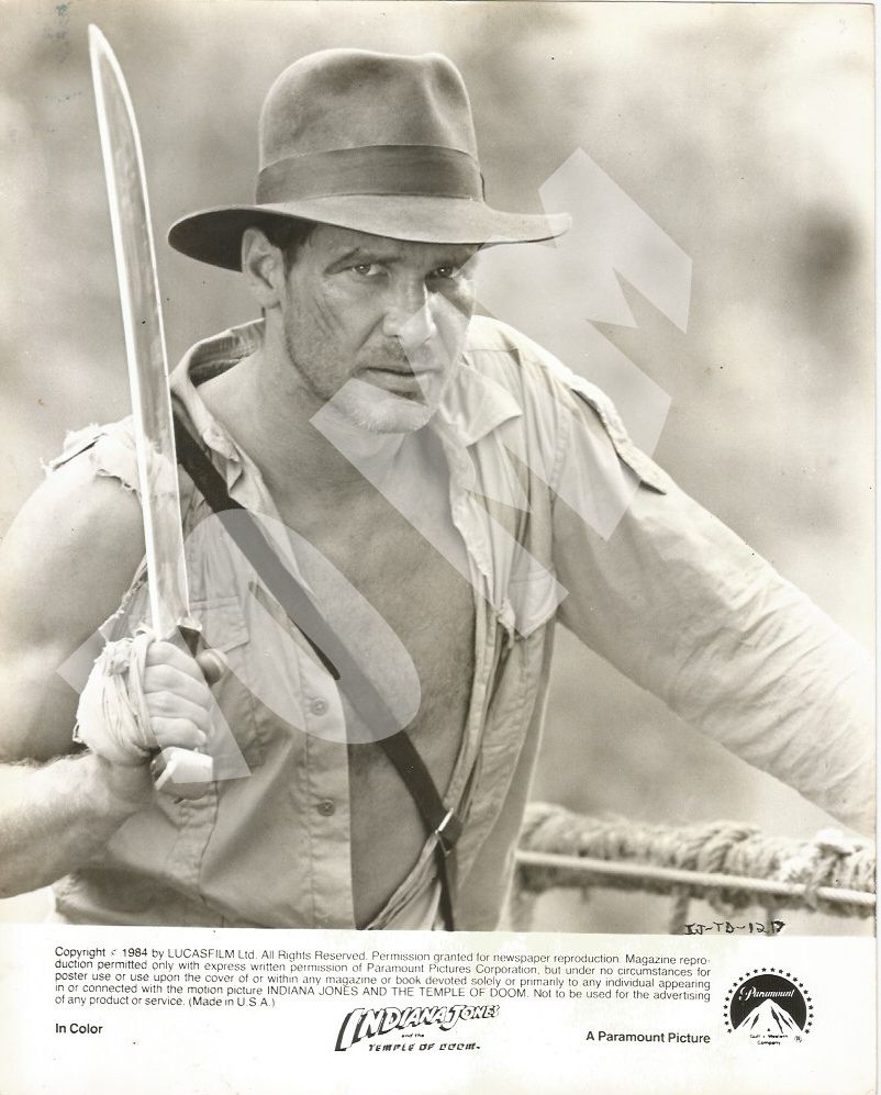 Harrison Ford in Indiana Jones and the Temple of Doom