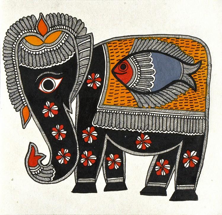 Amrish Jha-Traditional Art-Madhubani-9