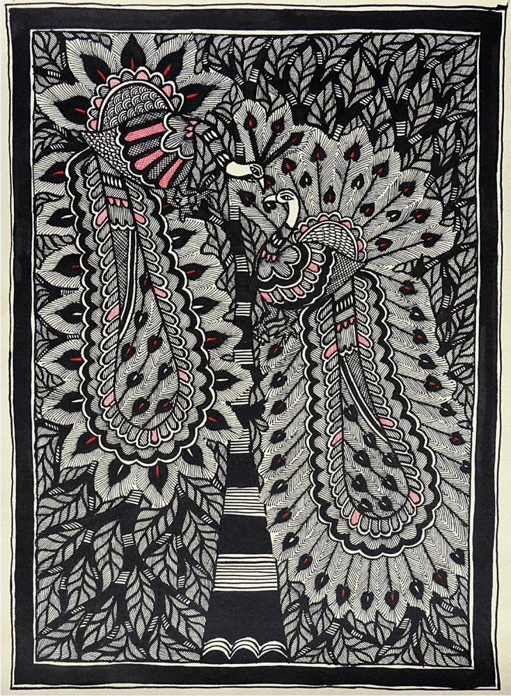 Local Tribal Artist-Traditional Art-Madhubani-1