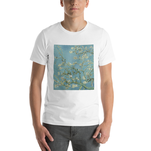 Almond-Blossoms-Cotton-Art-Tee-For-Men