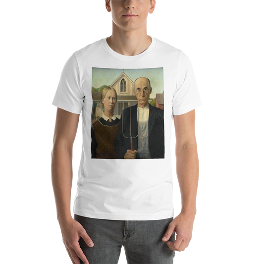 American-Gothic-Cotton-Art-Tee-For-Men