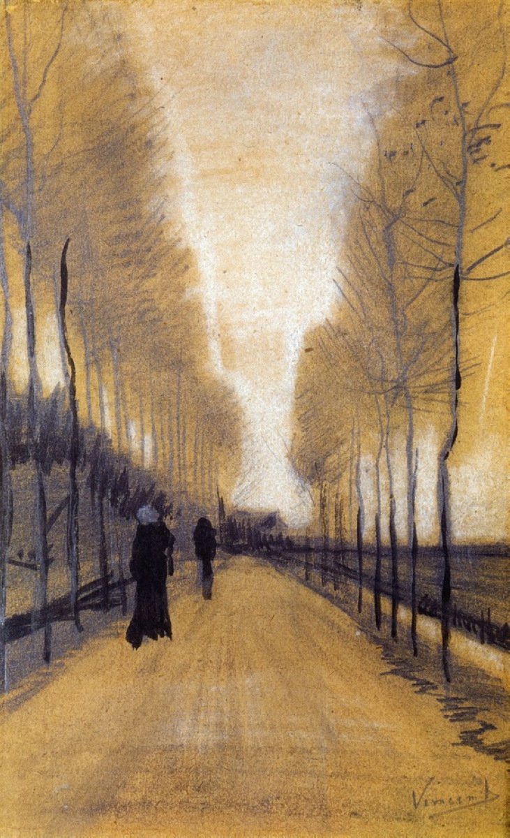 Alley Bordered by Trees, 1884