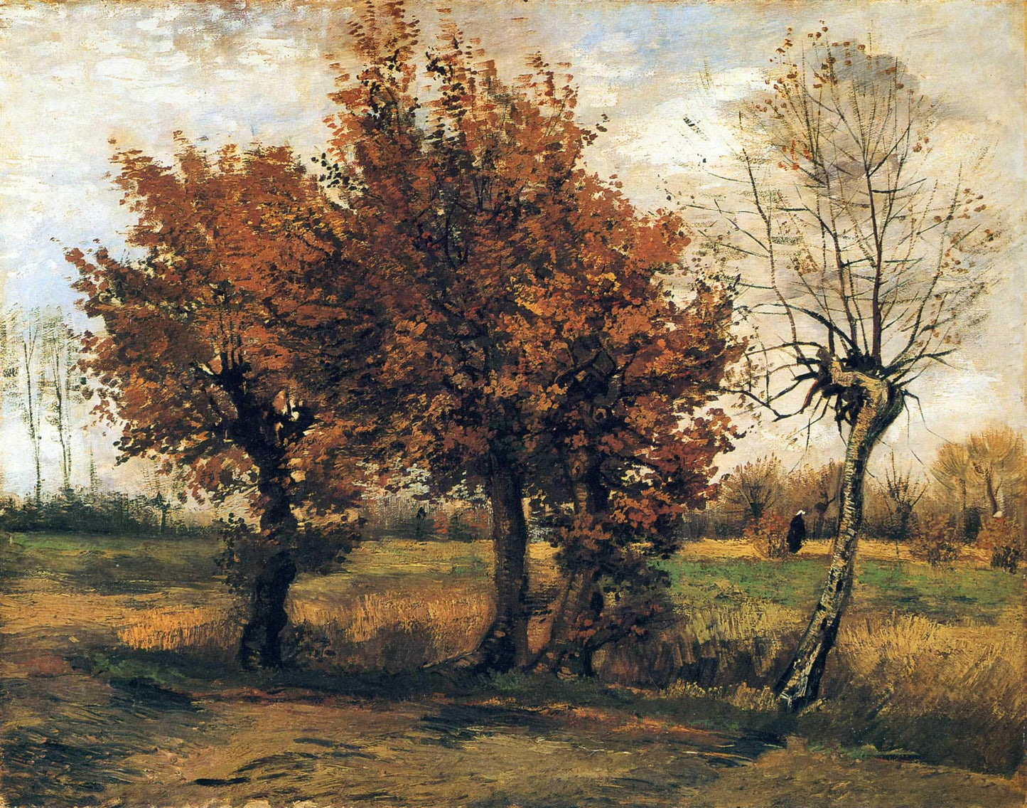 Autumn Landscape with Four Trees, 1885