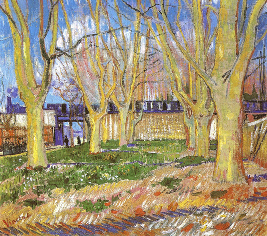 Avenue of Plane Trees near Arles Station, 1888