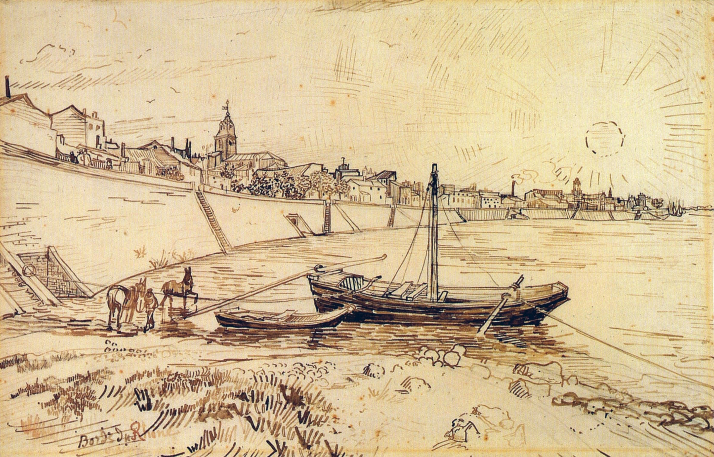 Bank of the Rhone at Arles, 1888