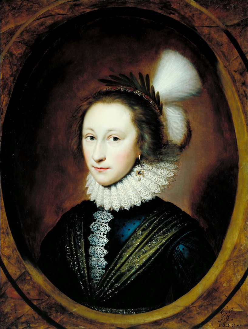 Cornelius Johnson - Portrait of Susanna Temple, Later Lady Lister, Tate Britain