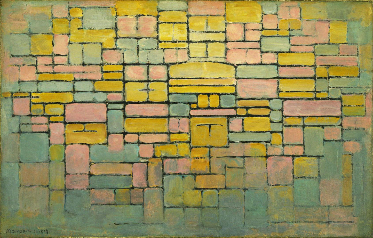 Piet Mondrian - Tableau no 2 Composition no V