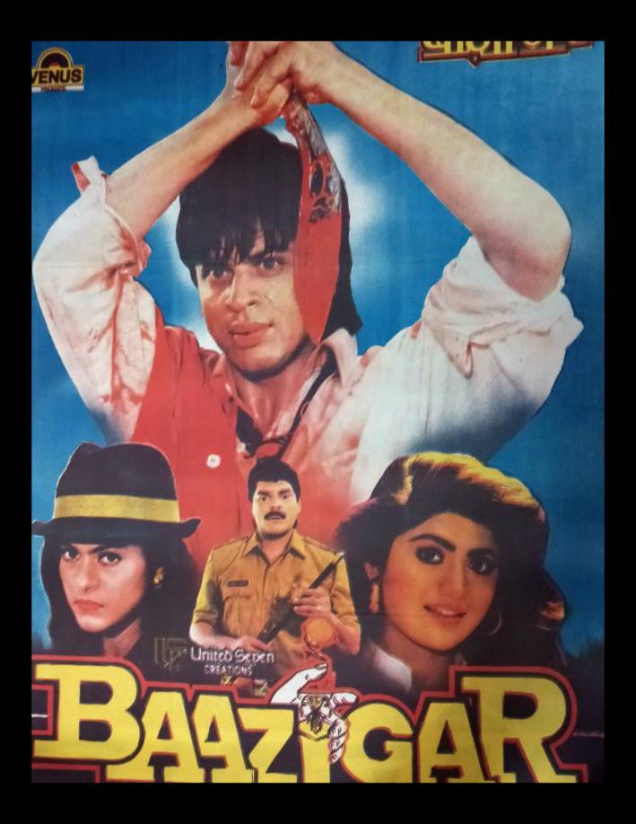 Baazigar-Original-Framed-Poster