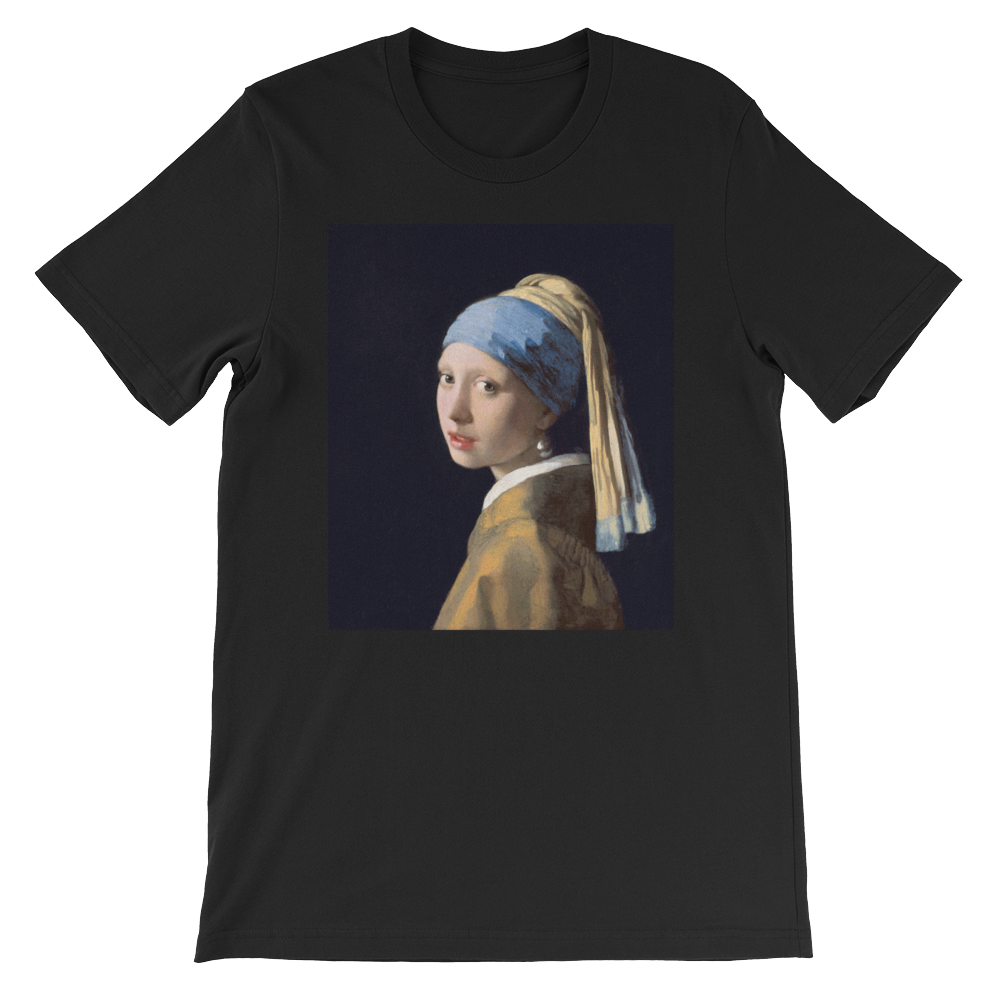 Girl-With-A-Pearl-Earring-Cotton-Art-Tee-For-Men