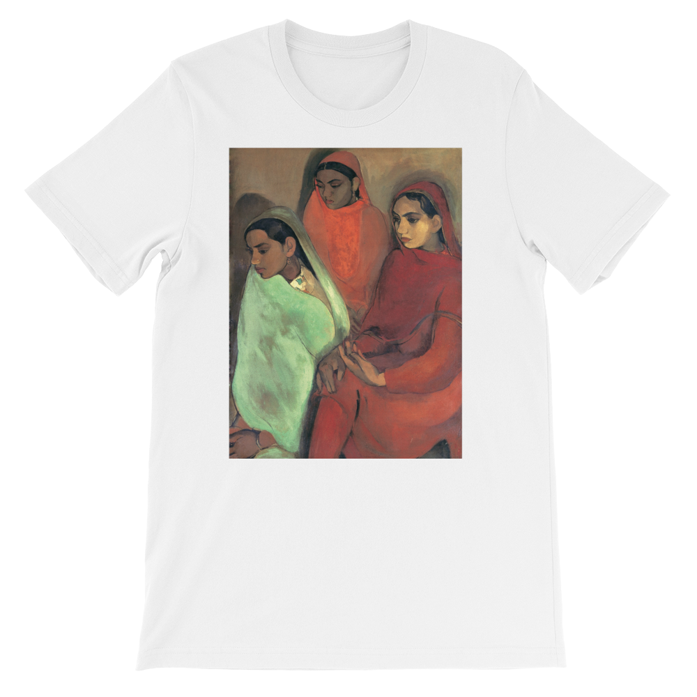 Three-Girls-Cotton-Art-Tee-For-Men