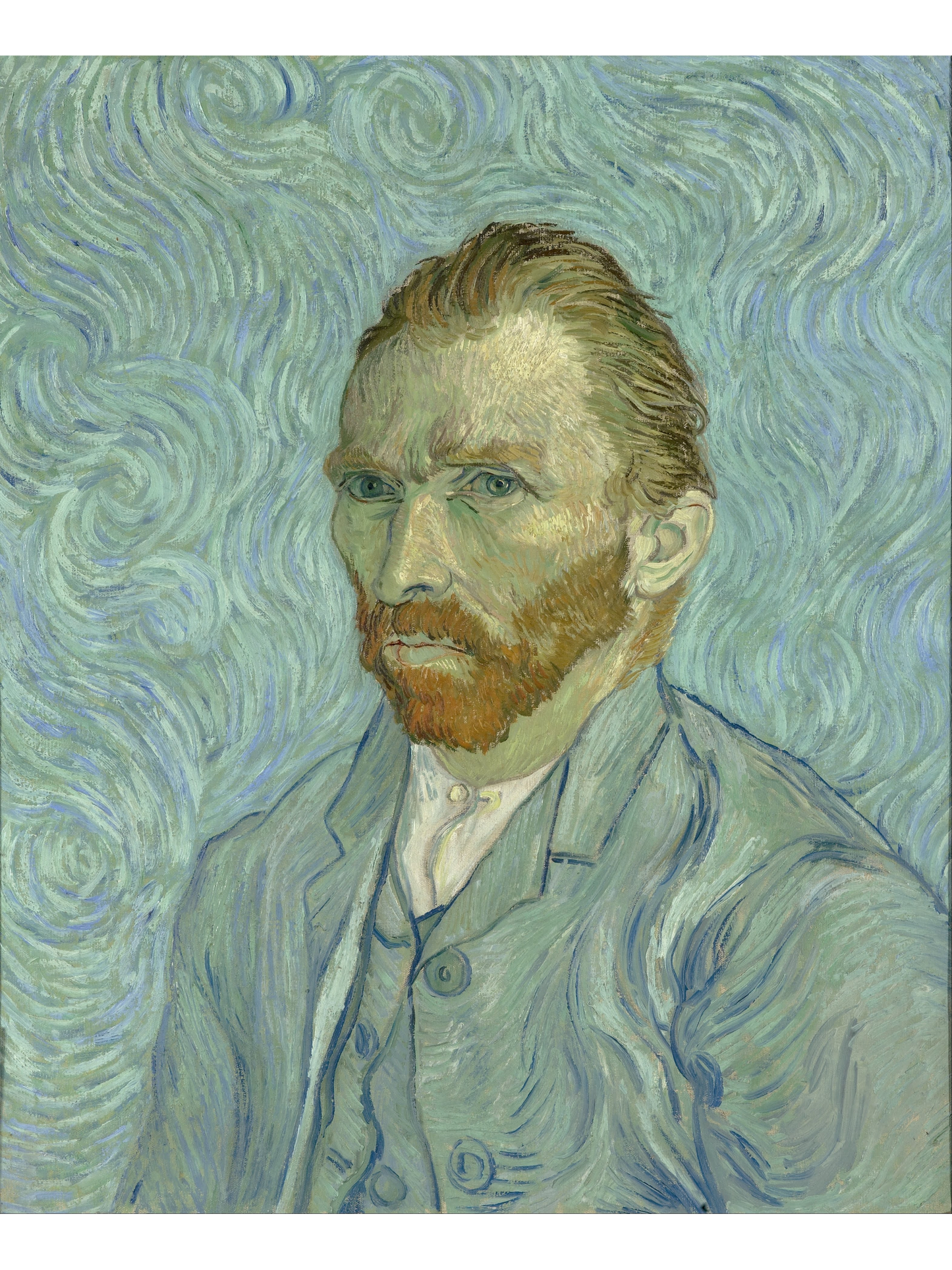 Van-Gogh-Self-Portrait-Cotton-Art-Tee-For-Men