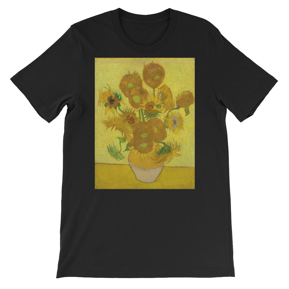 Sunflowers-Cotton-Art-Tee-For-Men