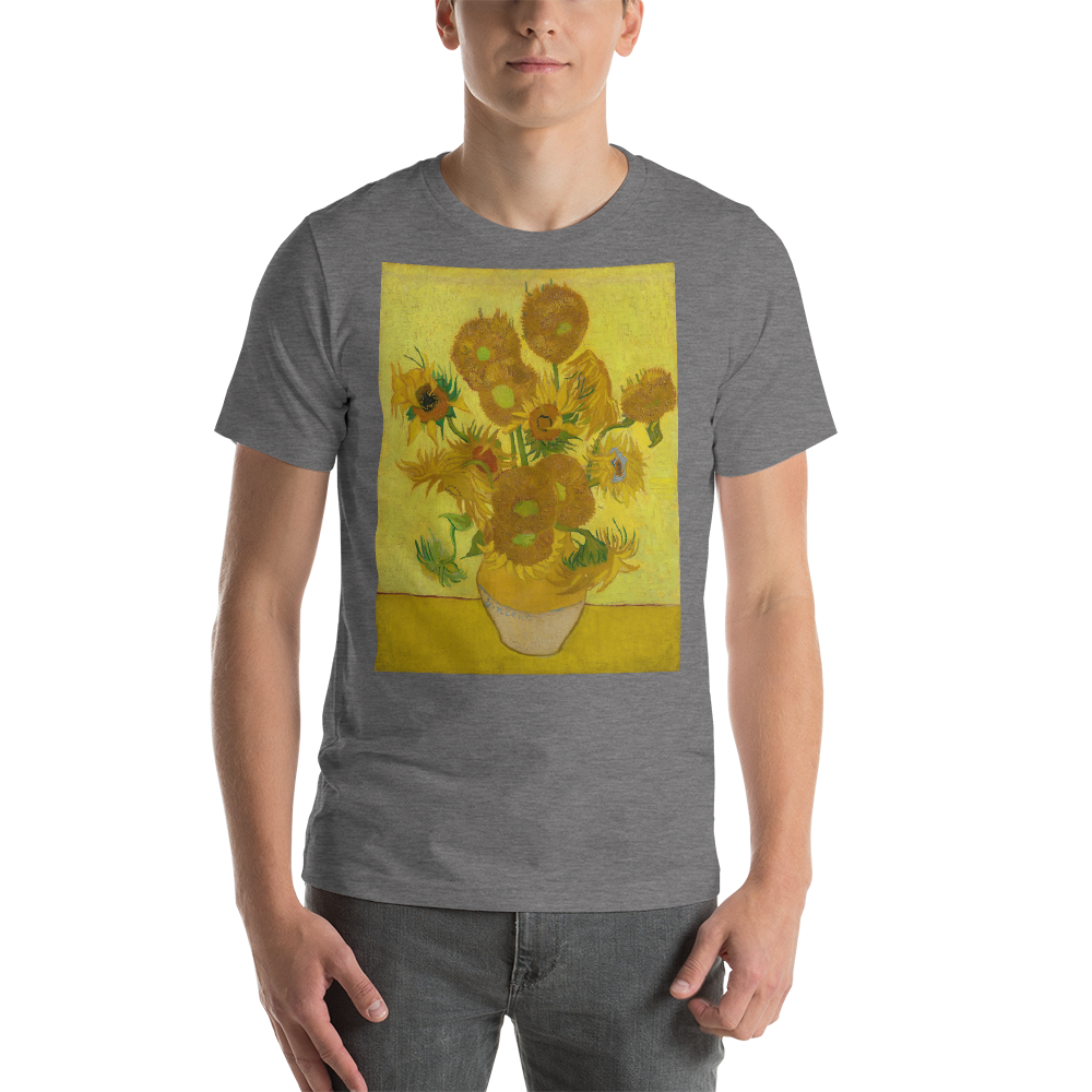 Sunflowers-Cotton-Art-Tee-For-Men