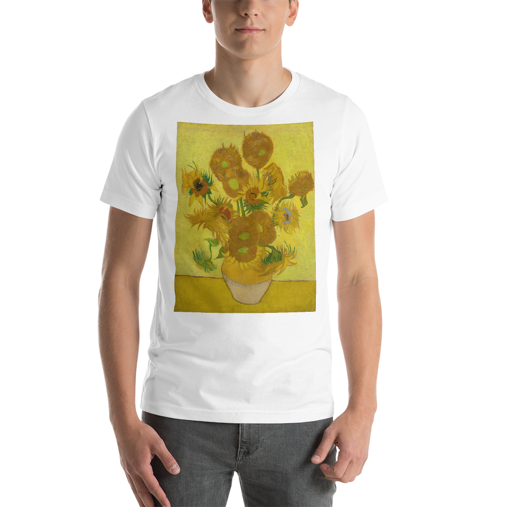 Sunflowers-Cotton-Art-Tee-For-Men